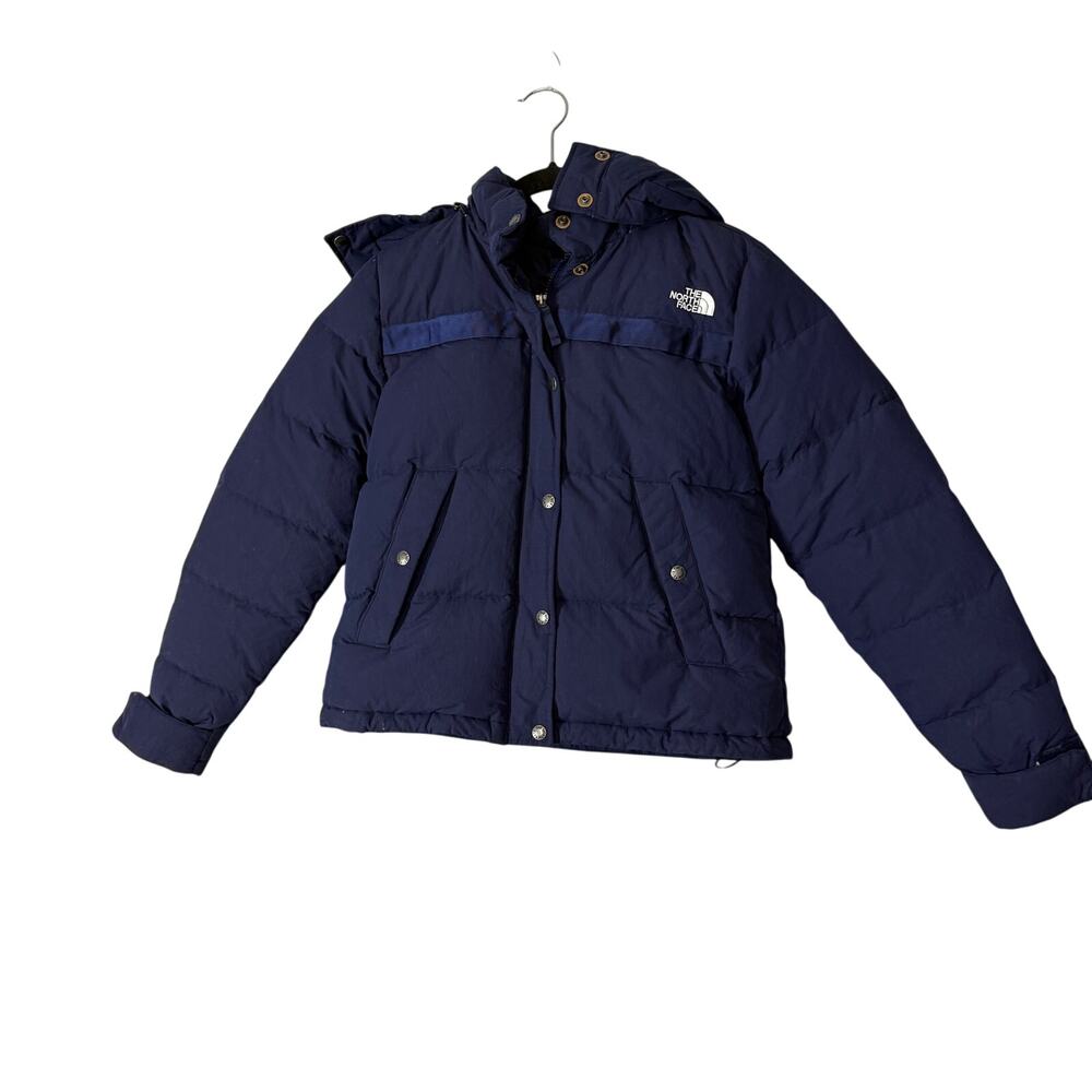 The North‎ Face Forester Down Jacket Navy 550 Size Medium